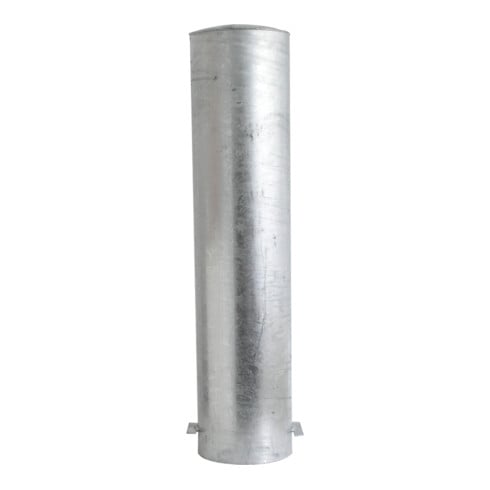 Schake Absperrpfosten Typ 40272BG, ortsfest, zum Einbetonieren, Ø 273mm, Gesamtlänge:2000mm, gelb/schwarz