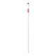 Schake Absperrpfosten Typ 4042B/2, ortsfest, Ø42mm, zum Einbetonieren, weiß / rot + 2 Ösen-5