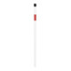 Schake Absperrpfosten Typ 4042B, ortsfest-, Ø42mm, zum Einbetonieren, weiß / rot-4