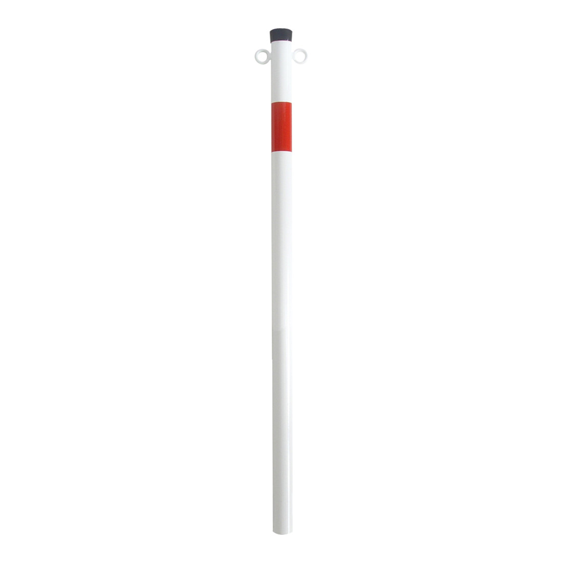 Schake Absperrpfosten Typ 4042E/1, ortsfest, Ø42mm, zum Einschlagen, 1300mm Gesamtlänge, + 1 Öse