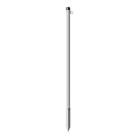 Schake Absperrpfosten Typ 4042E/1, ortsfest, Ø42mm, zum Einschlagen, 1300mm Gesamtlänge, + 1 Öse