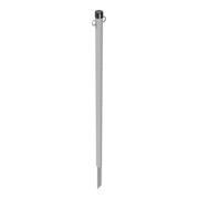 Schake Absperrpfosten Typ 4042E/2, ortsfest, Ø42mm, zum Einschlagen, Gesamtlänge 1300 mm + zwei Ösen-4