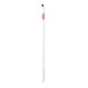 Schake Absperrpfosten Typ 4042EB/1, ortsfest, Ø42mm + Einschlagspitze, weiß / rot + 1 Öse-2