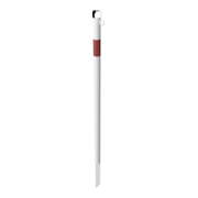 Schake Absperrpfosten Typ 4042EB/1, ortsfest, Ø42mm + Einschlagspitze, weiß / rot + 1 Öse-4