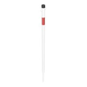 Schake Absperrpfosten Typ 4042EB/2, ortsfest, Ø42mm + Einschlagspitze, weiß / rot + 2 Ösen-4
