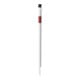 Schake Absperrpfosten Typ 4042EB/2, ortsfest, Ø42mm + Einschlagspitze, weiß / rot + 2 Ösen-5