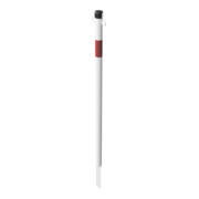 Schake Absperrpfosten Typ 4042EB/2, ortsfest, Ø42mm + Einschlagspitze, weiß / rot + 2 Ösen-5