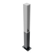 Schake Absperrpfosten Typ 40731PB, ortsfest, 70x70mm, Oberteil Flachstahl-4
