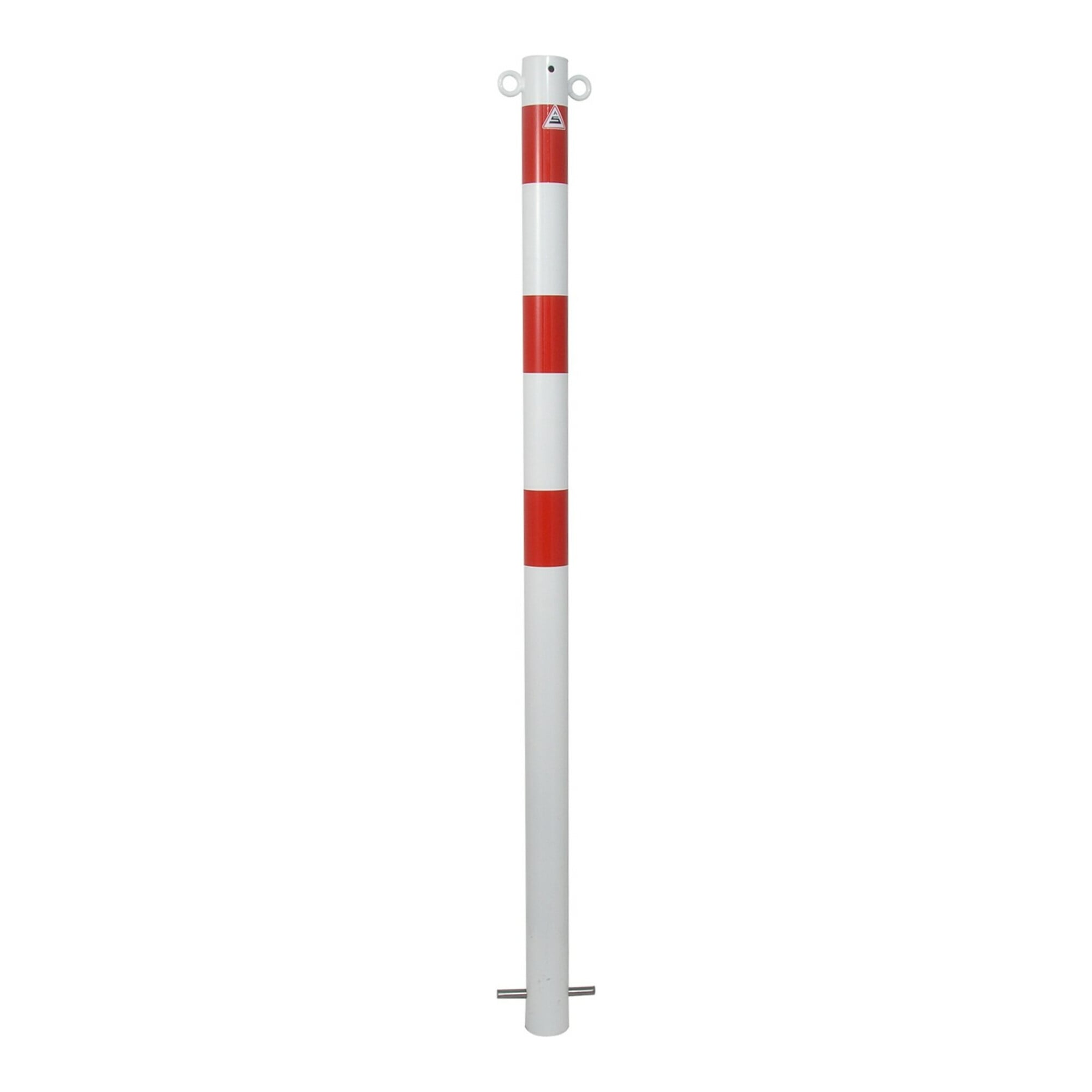 Schake Absperrpfosten Typ 460/2, ortsfest, Ø 60mm, zum Einbetonieren, + 2 Ösen