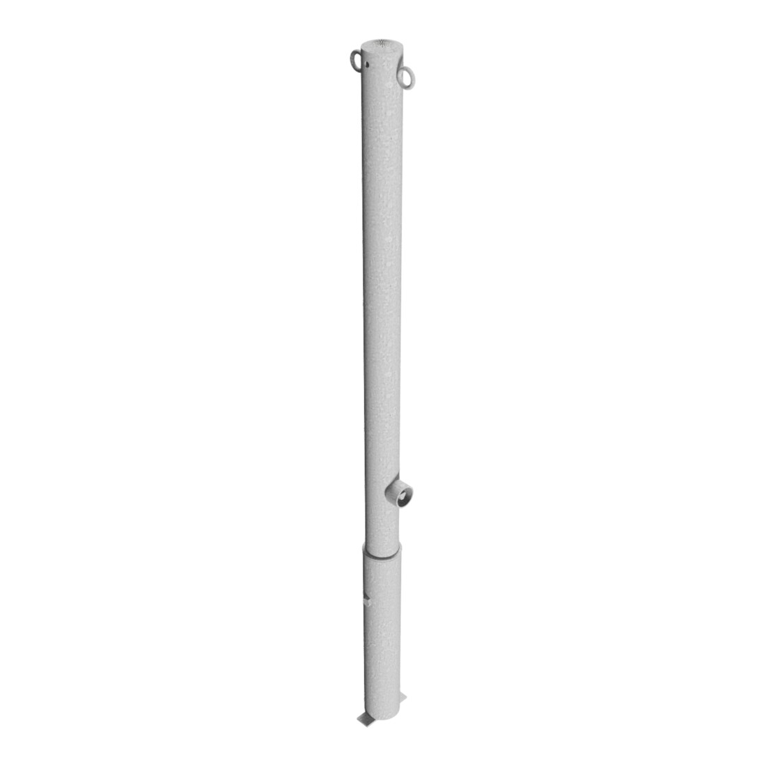 Schake Absperrpfosten Typ 460F/2, herausnehmbar, Ø 60mm + Dreikantverschluß, + 2 Ösen