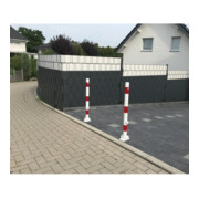 Schake Absperrpfosten Typ 460FU, umlegbar + Dreikantverschluß, Ø 60mm, feuerverzinkt-2