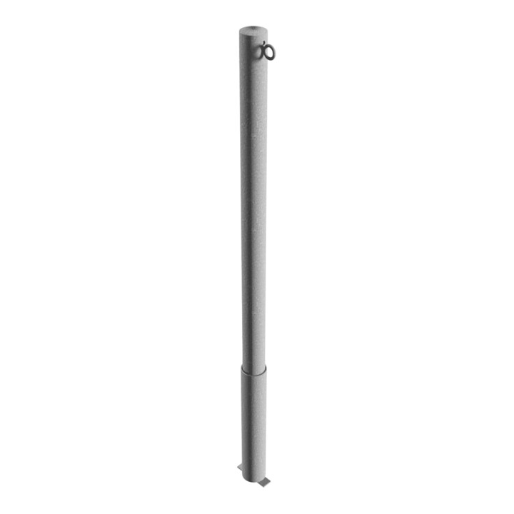 Schake Absperrpfosten Typ 460H/1, herausnehmbar, Ø 60mm, ohne Verschluß, + 1 Öse