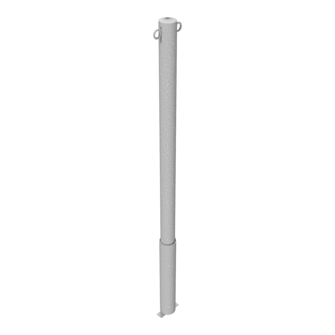 Schake Absperrpfosten Typ 460H/2, herausnehmbar, Ø 60mm, ohne Verschluß, + 2 Ösen
