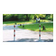 Schake Absperrpfosten Typ 460HB/1, herausnehmbar, Ø 60mm, ohne Verschluß, weiß / rot + 1 Öse-2