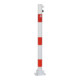 Schake Absperrpfosten Typ 460UVB, umlegbar, für Vorhangschloß, Ø 60mm, weiß / rot-1