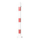 Schake Absperrpfosten Typ 460UVB, umlegbar, für Vorhangschloß, Ø 60mm, weiß / rot-5