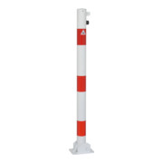 Schake Absperrpfosten Typ 460UVH, umlegbar, für Vorhangschloß, zum Einbetonieren, Ø 60mm, feuerverzinkt