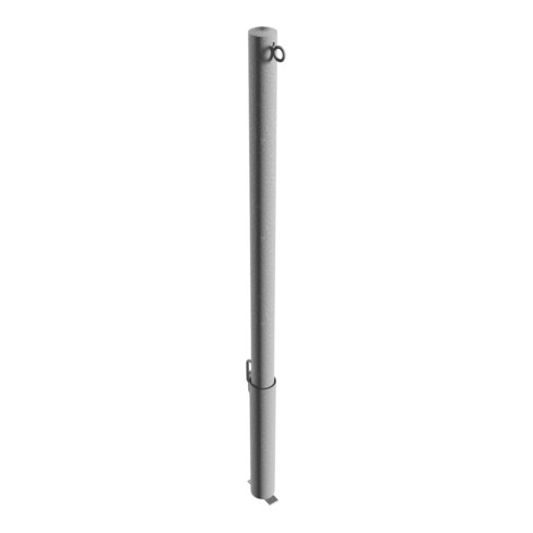 Schake Absperrpfosten Typ 460V/1, herausnehmbar, Ø 60 mm, für Vorhangschloß, + 1 Öse