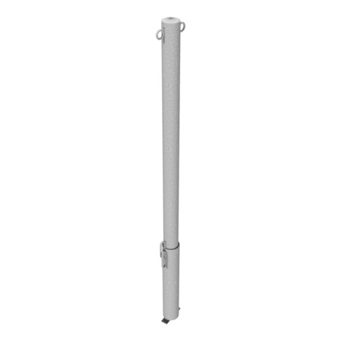 Schake Absperrpfosten Typ 460V/2, herausnehmbar, Ø 60 mm, für Vorhangschloß, + 2 Ösen
