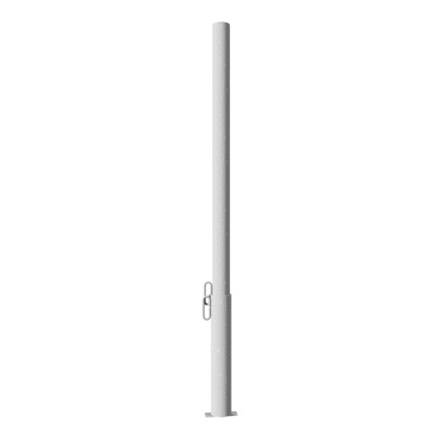 Schake Absperrpfosten Typ 460V, herausnehmbar, Ø 60 mm, für Vorhangschloß, incl.Bodenhülse