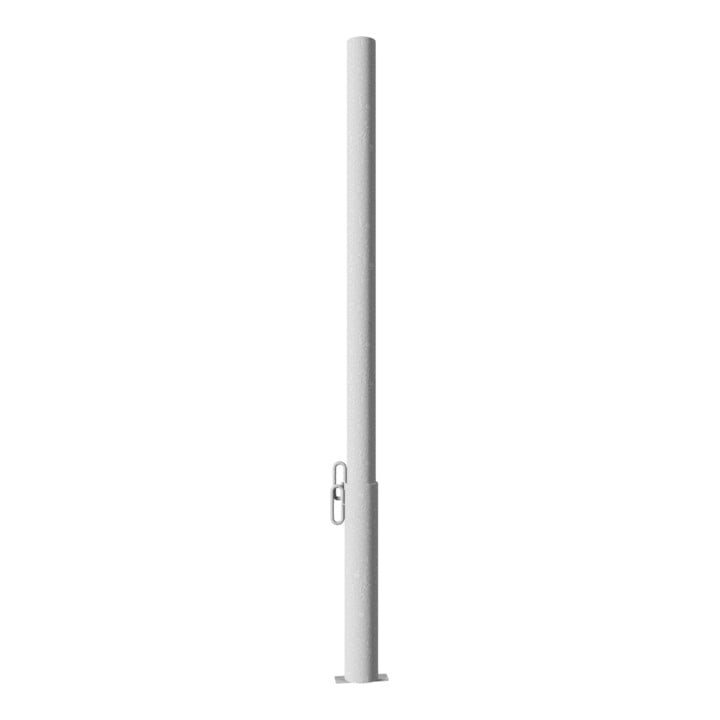 Schake Absperrpfosten Typ 460V, herausnehmbar, Ø 60 mm, für Vorhangschloß, incl.Bodenhülse