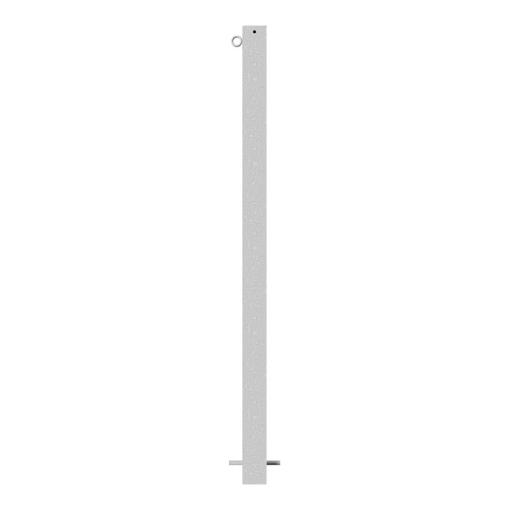 Schake Absperrpfosten Typ 470/1, ortsfest, zum Einbetonieren, 70x70mm, + 1 Öse