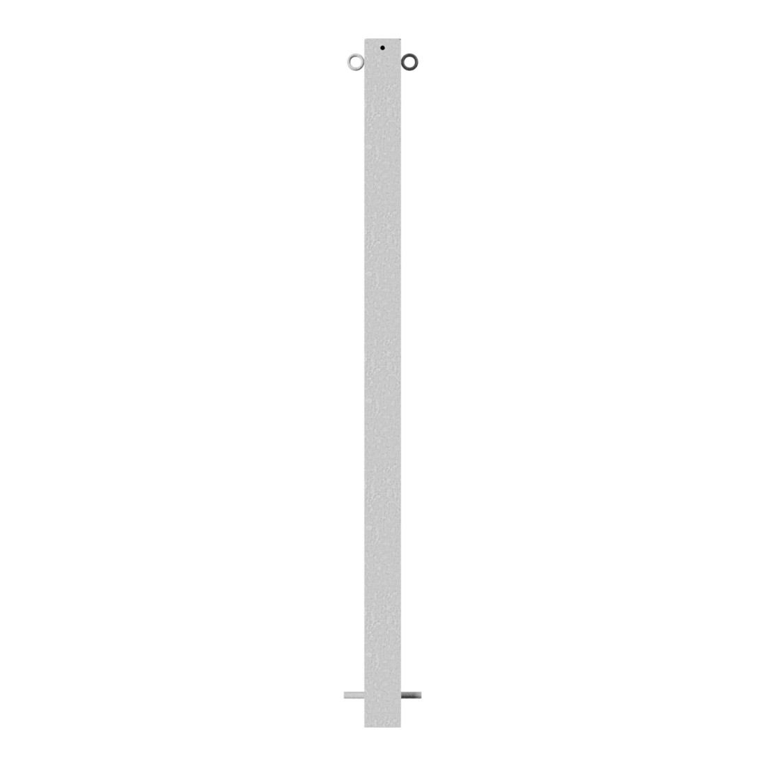 Schake Absperrpfosten Typ 470/2, ortsfest, zum Einbetonieren, 70x70mm, + 2 Ösen