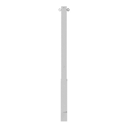 Schake Absperrpfosten Typ 470F/2, 70x70mm, herausnehmbar- + Dreikantverschluß, + 2 Ösen