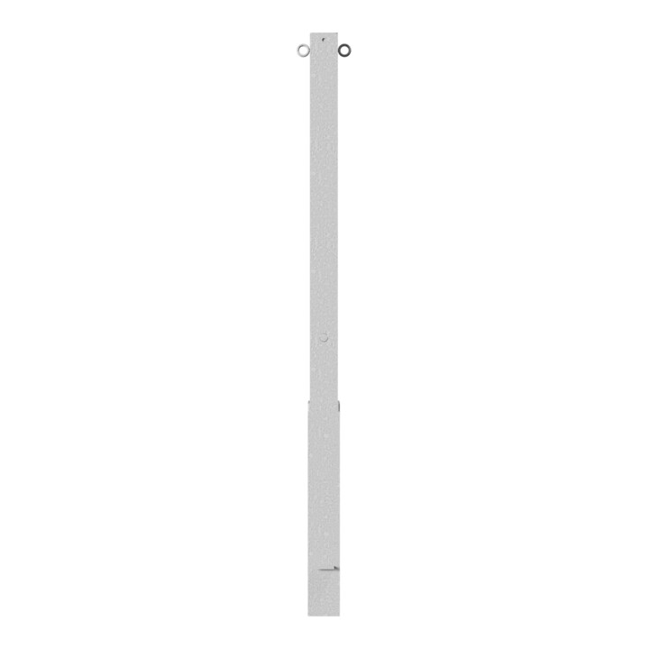 Schake Absperrpfosten Typ 470F/2, 70x70mm, herausnehmbar- + Dreikantverschluß, + 2 Ösen
