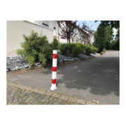 Schake Absperrpfosten Typ 470FU, umlegbar + Dreikantverschluß, 70x70mm, feuerverzinkt-2