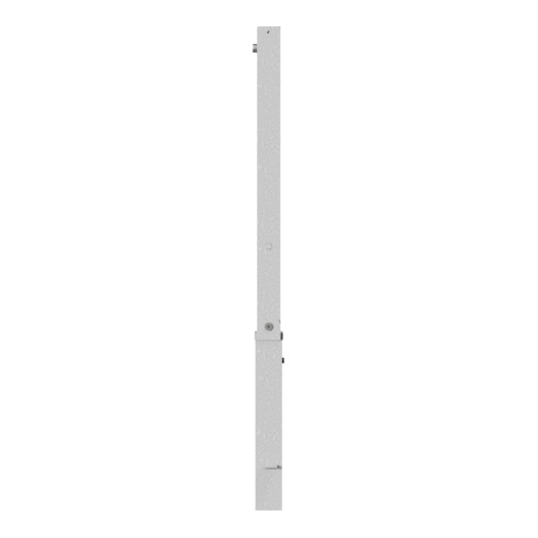 Schake Absperrpfosten Typ 470FUKH, umlegbar, Hebe, Kipp, Mechanik + Dreikantverschluß, zum Einbetonieren, 70x70mm, incl. Bodenhülse
