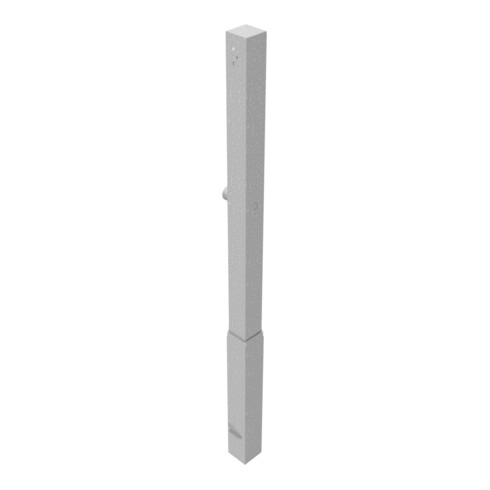 Schake Absperrpfosten Typ 470FZ, herausnehmbar, 70x70mm + Dreikantverschluß, Profilzylinder, feuerverzinkt