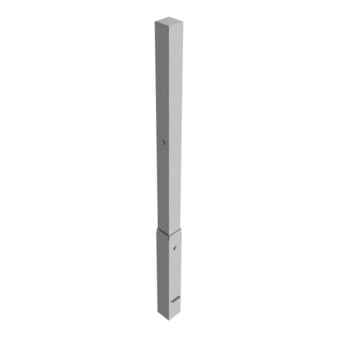 Schake Absperrpfosten Typ 470N, 70x70mm, herausnehmbar + Dreikantverschluß 8mm, inkl. Bodenhülse