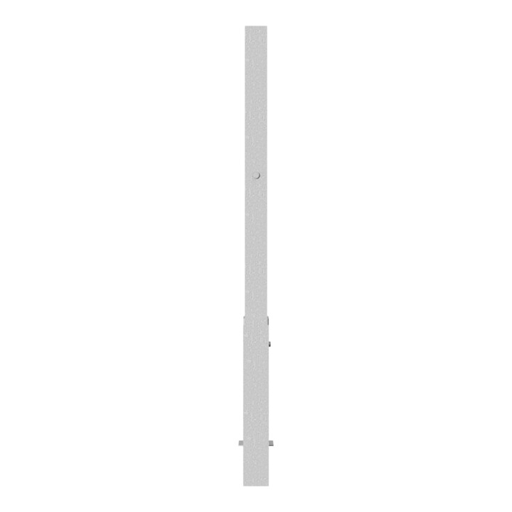Schake Absperrpfosten Typ 470N, 70x70mm, herausnehmbar + Dreikantverschluß 8mm, inkl. Bodenhülse