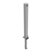 Schake Absperrpfosten Typ 470UVH, umlegbar, für Vorhangschloß, zum Einbetonieren, 70x70mm, feuerverzinkt-4