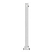 Schake Absperrpfosten Typ 470UZ, umlegbar, zum Aufdübeln + Profilzylinder, 70x70mm, feuerverzinkt-2