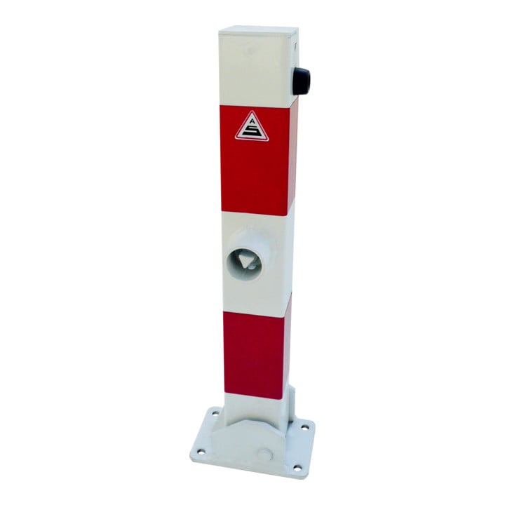 Set Schake Absperrpfosten Typ 4715FUB + Dreikantschlssel M 12 + Grauguss-Univ.-Schlssel + BefestigungsschraubensatzTyp 1 + Bodenhlse