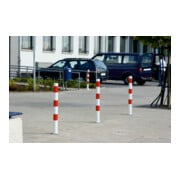 Schake Absperrpfosten Typ 476FU, umlegbar + Dreikantverschluß, Ø 76mm, feuerverzinkt-2