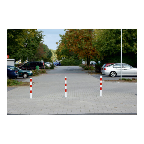 Schake Absperrpfosten Typ 476P, ortsfest, Ø 76mm, feuerverzinkt