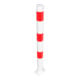 Schake Absperrpfosten Typ 476PB/2, ortsfest, Ø 76mm, weiß / rot + 2 Ösen-5