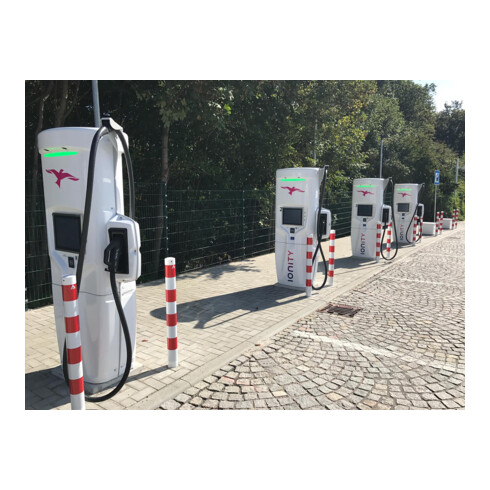 Schake Absperrpfosten Typ 489FB, herausnehmbar, Ø 89mm + Dreikantverschluß, +Bodenhülse,t