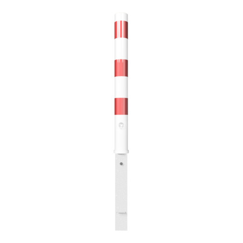 Schake Absperrpfosten Typ 489FB, herausnehmbar, Ø 89mm + Dreikantverschluß, +Bodenhülse,t