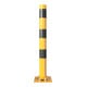 Schake Absperrpfosten Typ 489NPBG, ortsfest, 220x220 mm Ø 89mm, gelb / schwarz