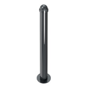 Schake Absperrpoller aus Stahl, ortsfest zum Aufdübeln konisch 102mm/76mm+ Zierkappe, verzinkt, beschichtet,-4
