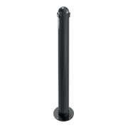 Schake Absperrpoller aus Stahl, ortsfest zum Aufdübeln konisch 102mm/76mm+ Zierkappe, verzinkt, beschichtet,-4