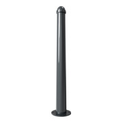 Schake Absperrpoller aus Stahl, ortsfest zum Aufdübeln konisch 102mm/76mm+ Zierkappe, verzinkt, beschichtet,-5