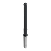 Schake Absperrpoller, herausnehmbar + Dreikantverschluß konisch 102mm/76mm + Zierkappe verzinkt, beschichtet,-2