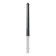 Schake Absperrpoller, herausnehmbar + Dreikantverschluß konisch 102mm/76mm + Zierkappe verzinkt, beschichtet,-4