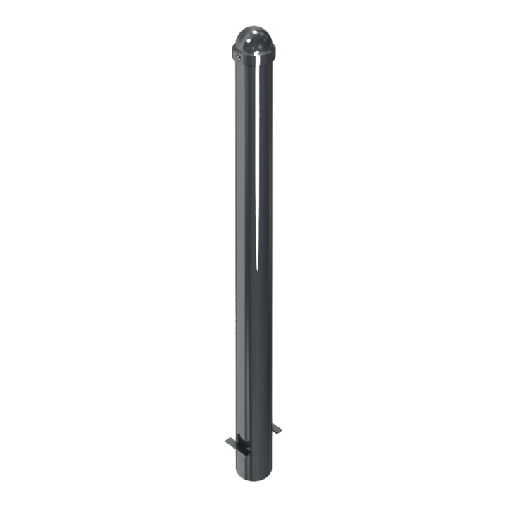 Schake Absperrpoller, ortsfest konisch 102mm/76mm + Zierkappe verzinkt, beschichtet,