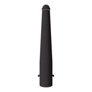 Schake Absperrpoller, ortsfest konisch 168mm/96mm + Zierkappe verzinkt, beschichtet, RAL 8019-2